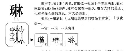 琳取名意思|琳字的含义和寓意